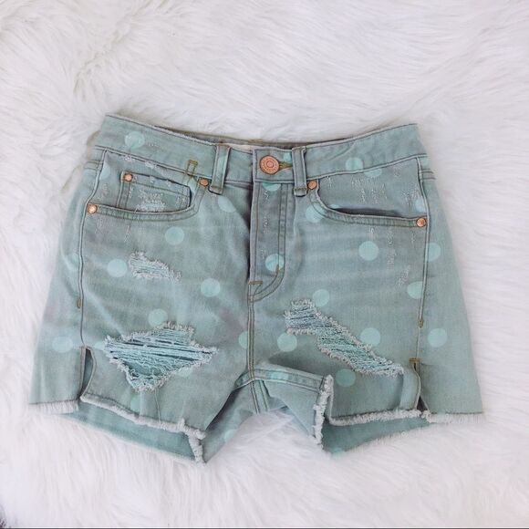 Marc by Marc Jacobs Dandy Dot Distressed Shorts - Picture 2 of 4